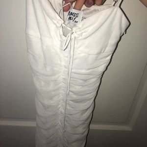 White princess Polly bodycon mini dress